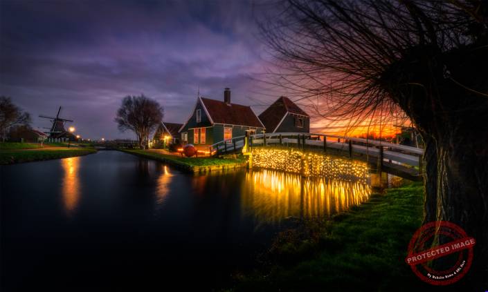 DAS WINDMÜHLENDORF von Zaanse Schans